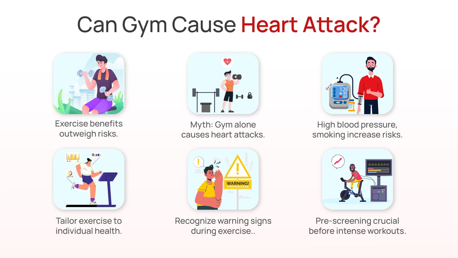 can gym cause heart attack