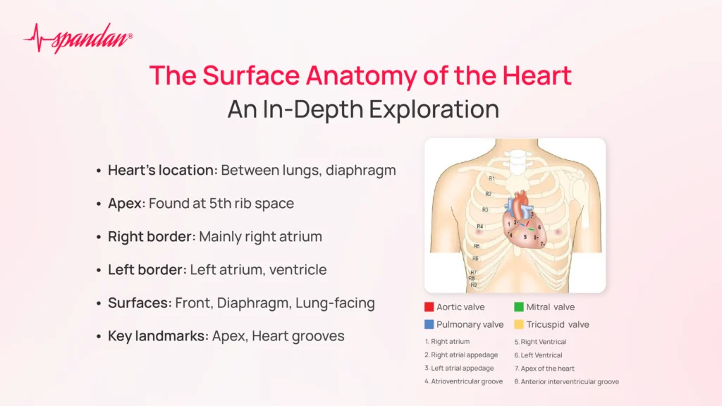 surface anatomy of heart