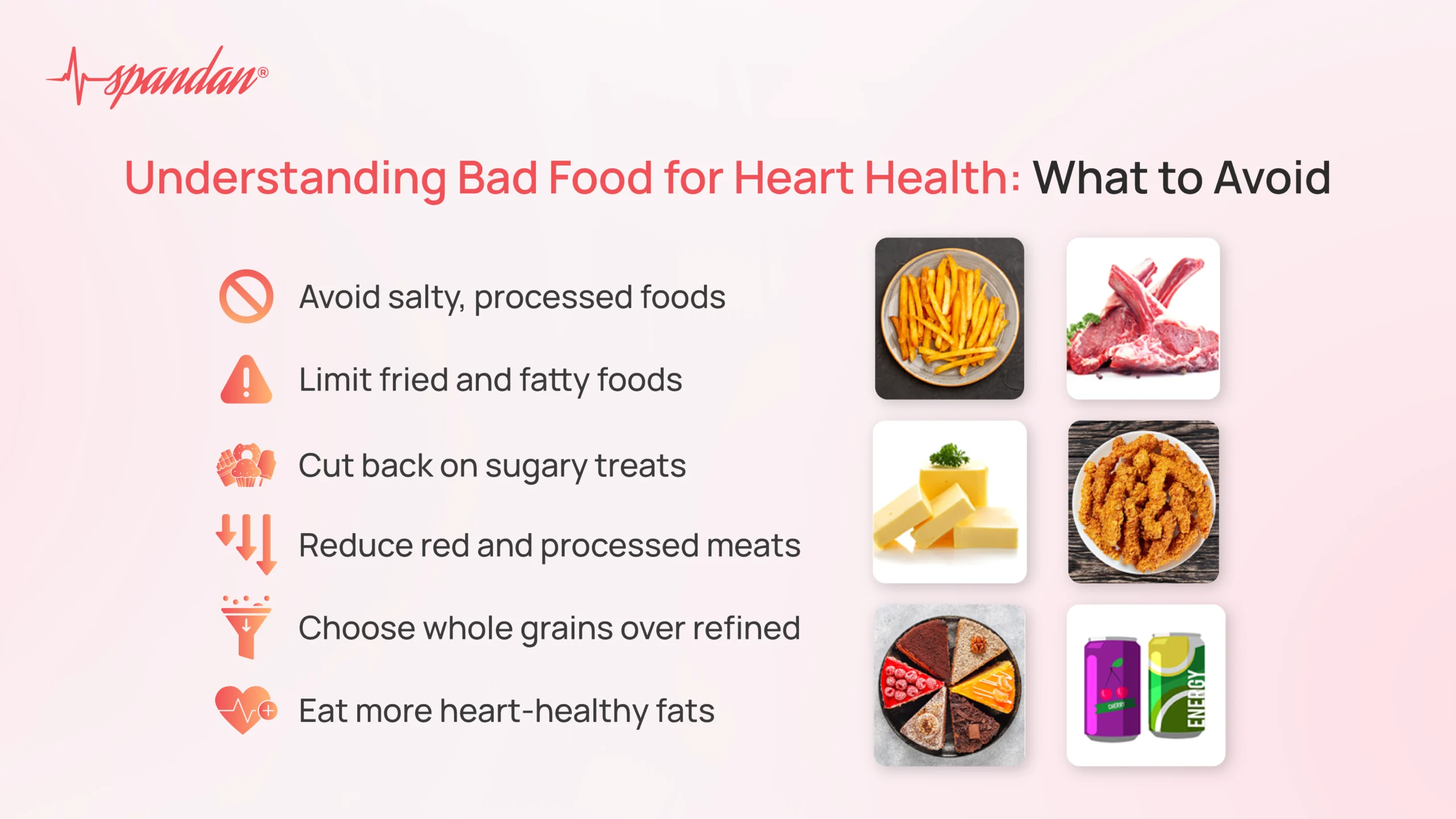 bad food for heart