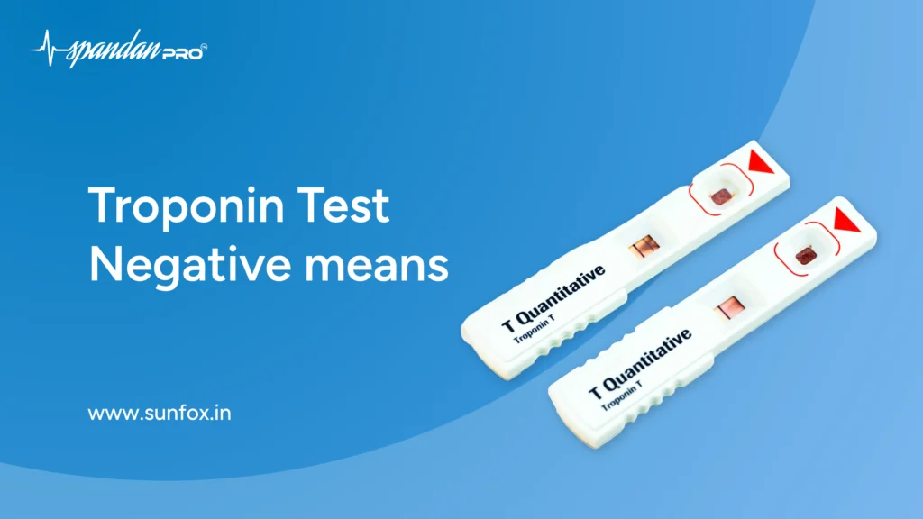 troponin test negative means