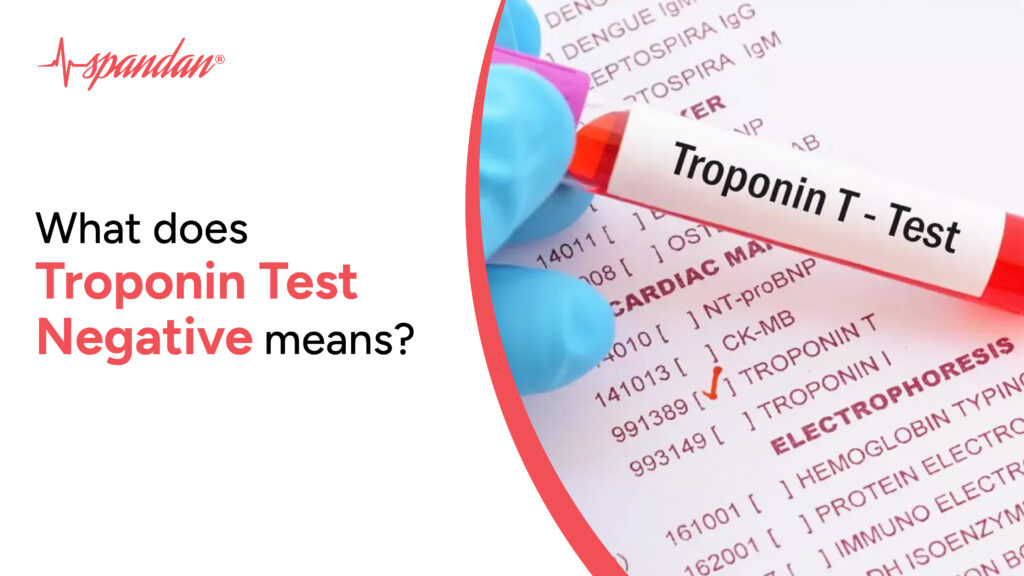 troponin test negative means