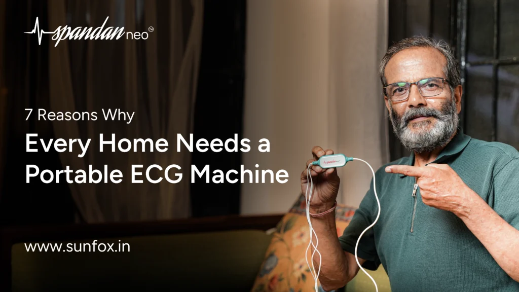 Portable ECG machine